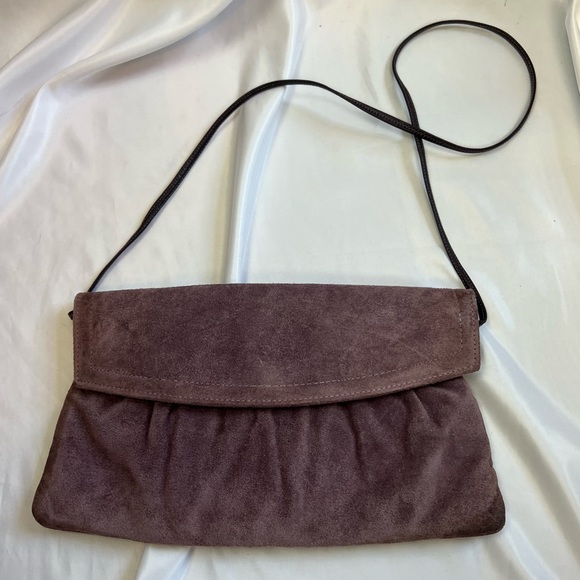 Unbranded Handbags - Unbranded Purple Faux Suede Hand Bag